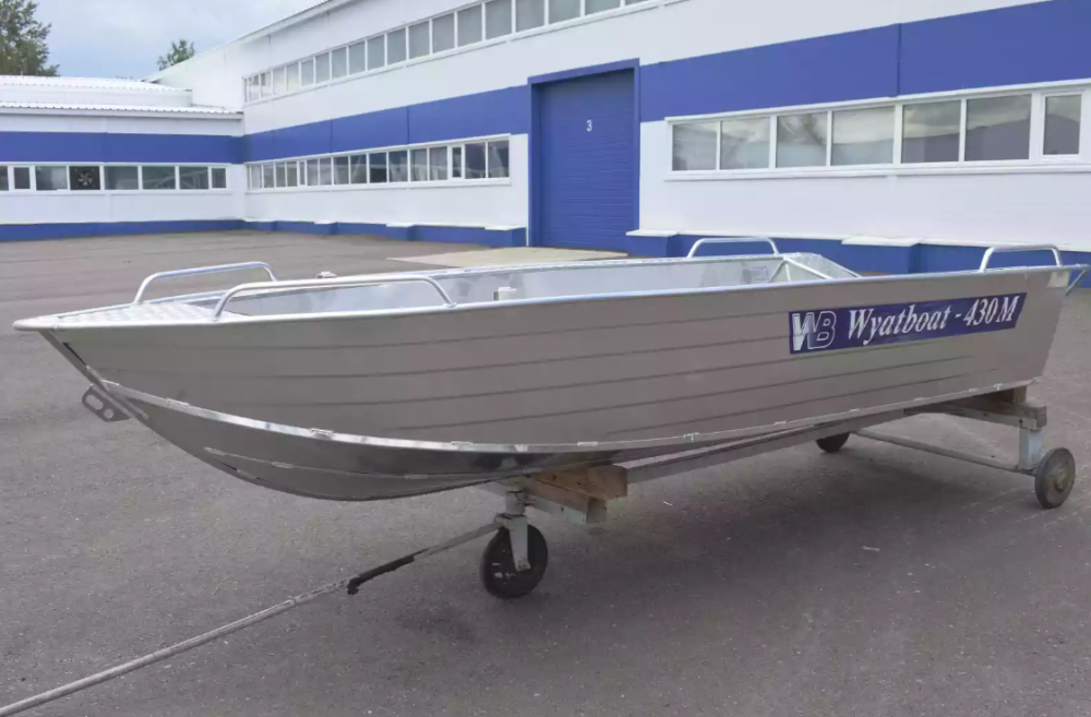 Алюминиевая лодка  Wyatboat-430М в Петрозаводске