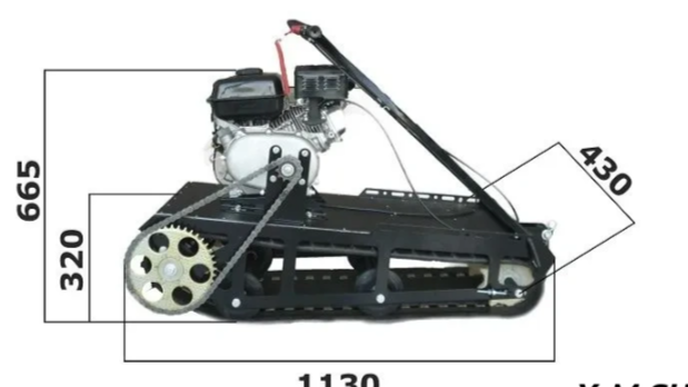 Мотобуксировщик XTREME-MOTORS "Конек-Горбунок" 6.5 л.с. в Петрозаводске