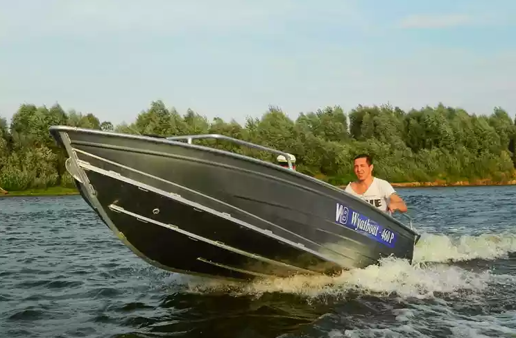 Алюминиевая лодка Wyatboat-460 P в Петрозаводске