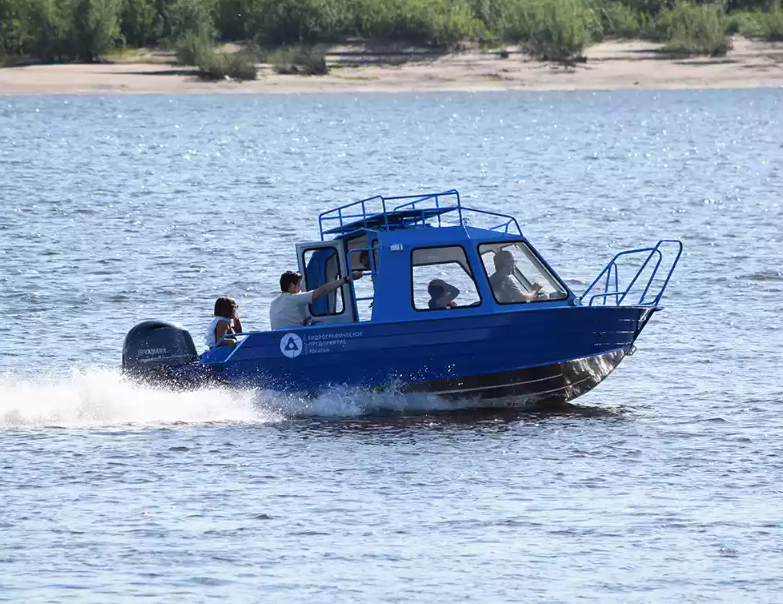 Алюминиевый катер Неман-500 (закрытая рубка) в Петрозаводске