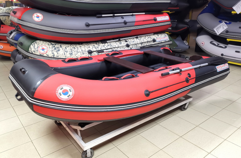 КОМПЛЕКТ Лодка MISHIMO PRO 350 + ЛОДОЧНЫЙ МОТОР MARLIN MP 9.9 (20) AMHS PRO в Петрозаводске