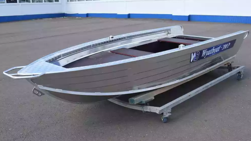 Алюминиевая лодка Wyatboat-390Р Fish в Петрозаводске