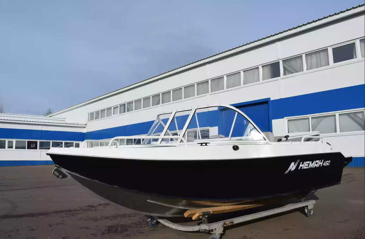 Алюминиевый катер Неман-450 в Петрозаводске