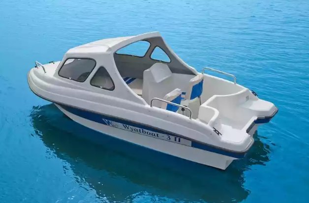 Стеклопластиковый катер Wyatboat-3 П (полурубка) в Петрозаводске