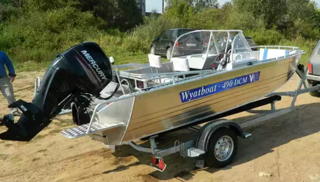 Алюминиевый катер Wyatboat-490 DCM в Петрозаводске