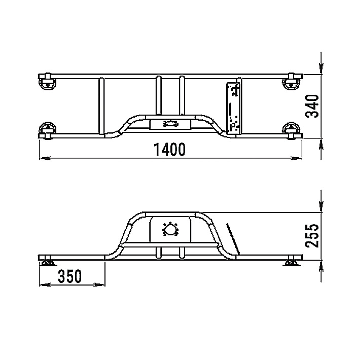 Стойка рулевая с бортовым креплением малая в Петрозаводске
