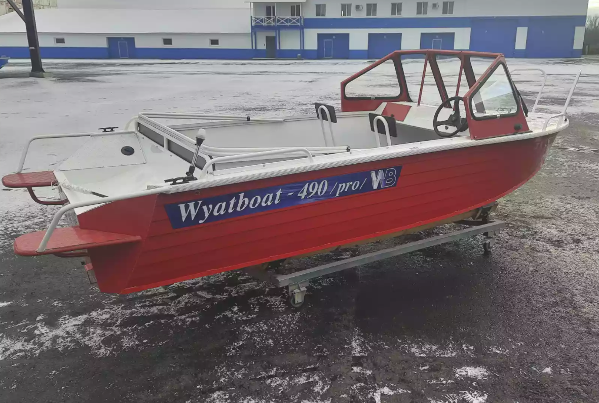 Алюминиевый катер Wyatboat-490 DCM Pro в Петрозаводске