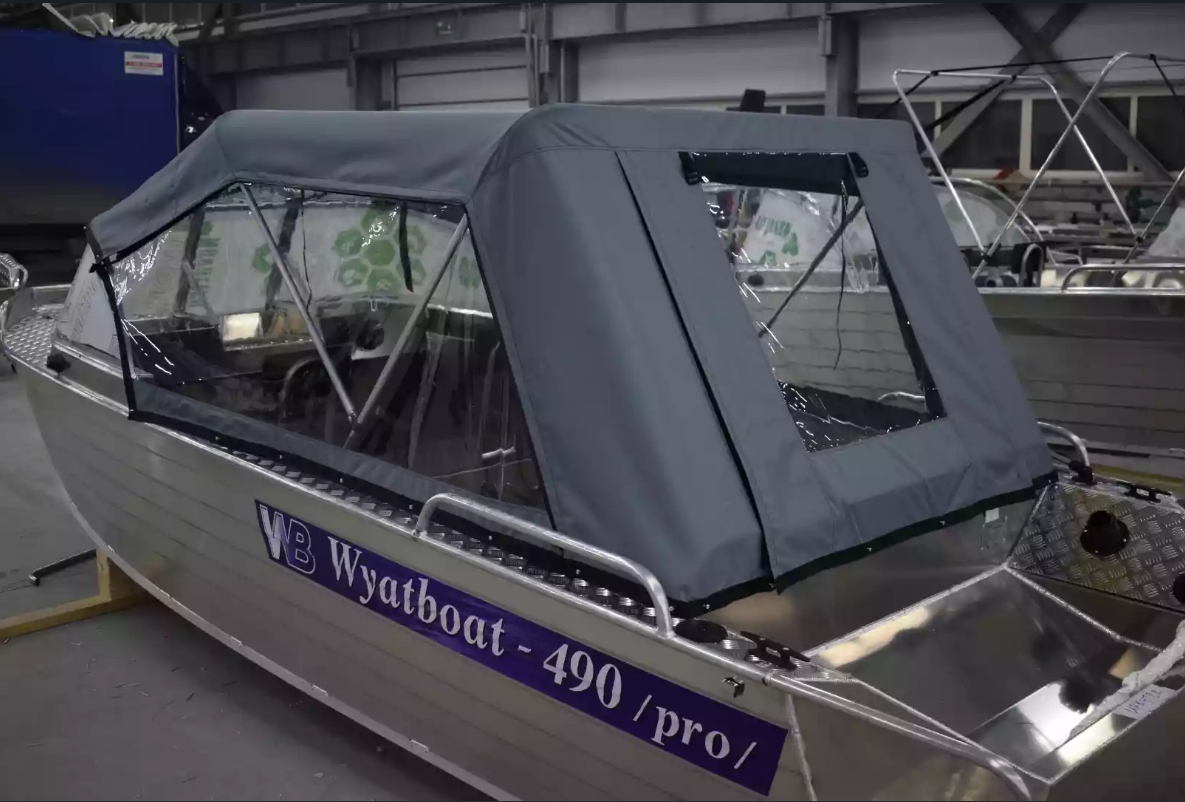 Алюминиевый катер Wyatboat-490 Pro в Петрозаводске