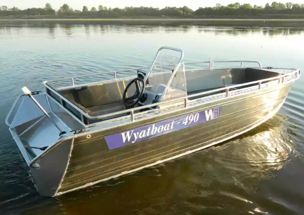 Алюминиевый катер Wyatboat-490 C в Петрозаводске