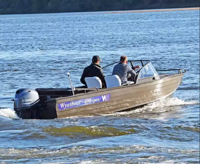 Алюминиевый катер Wyatboat-490 Pro в Петрозаводске