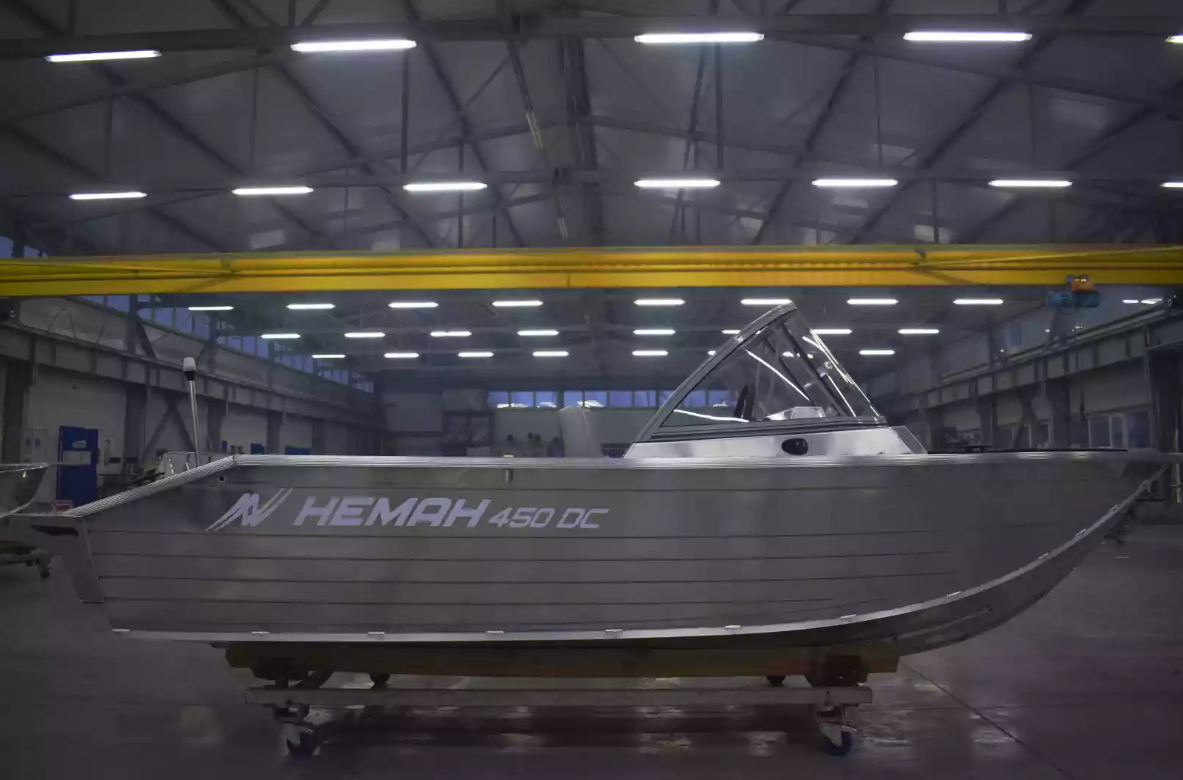 Алюминиевый катер Неман-450 DC NEW без покраски в Петрозаводске