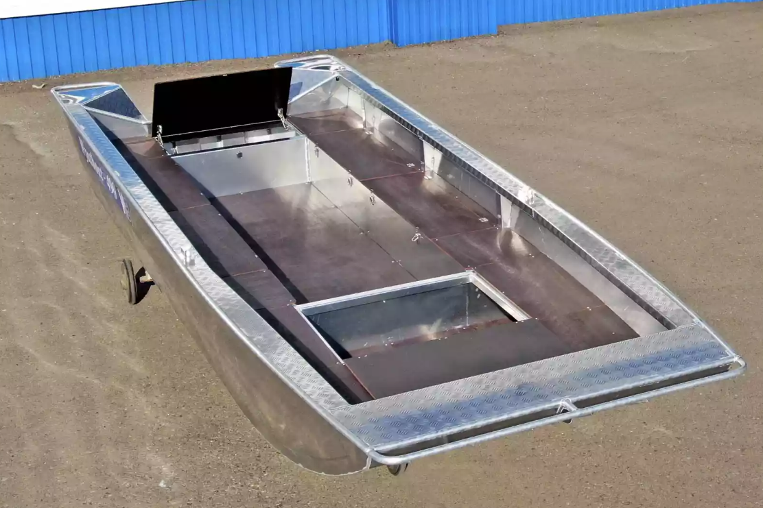 Алюминиевая лодка Wyatboat-490 Jonboat в Петрозаводске