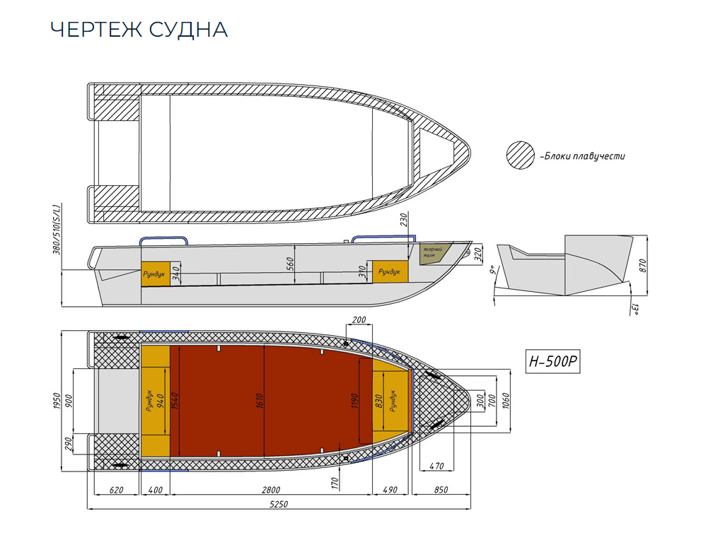 Алюминиевая лодка Неман-500 P в Петрозаводске