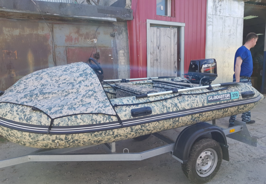 НАДУВНАЯ ЛОДКА GLADIATOR C370AL в Петрозаводске