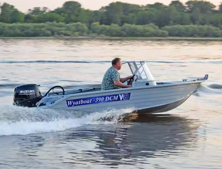 Алюминиевый катер Wyatboat-390 DCM в Петрозаводске