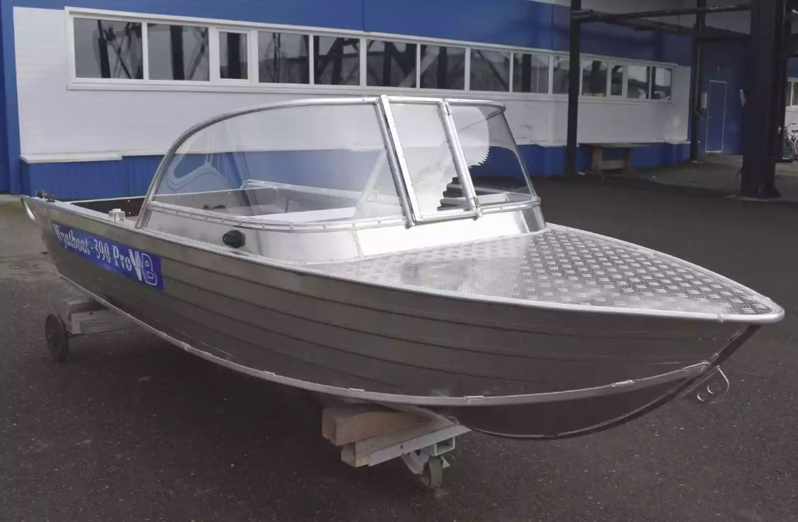 Алюминиевая лодка Wyatboat-390 Pro в Петрозаводске