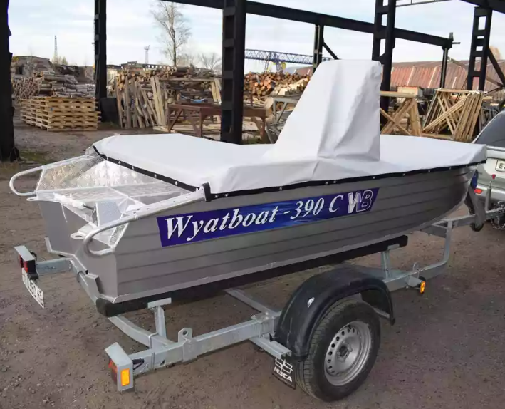 Алюминиевый катер Wyatboat-390 C в Петрозаводске