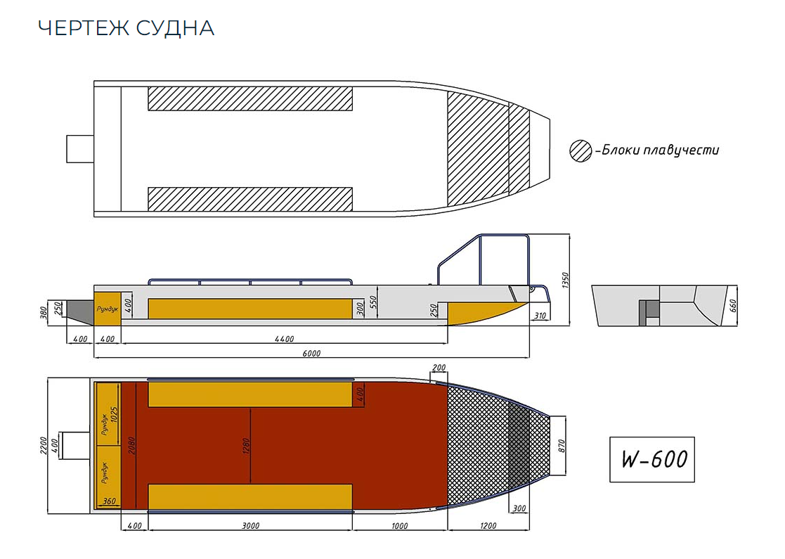 Алюминиевая лодка Wyatboat-600 в Петрозаводске