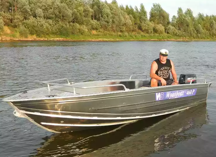 Алюминиевая лодка Wyatboat-460 P в Петрозаводске