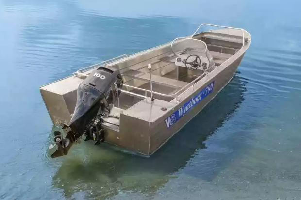 Алюминиевый катер Wyatboat-700 в Петрозаводске