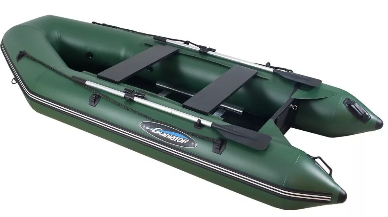 МОТОРНО-ГРЕБНАЯ ЛОДКА ПВХ GLADIATOR A 280 ТК С ФАНЕРНЫМ ДНОМ в Петрозаводске