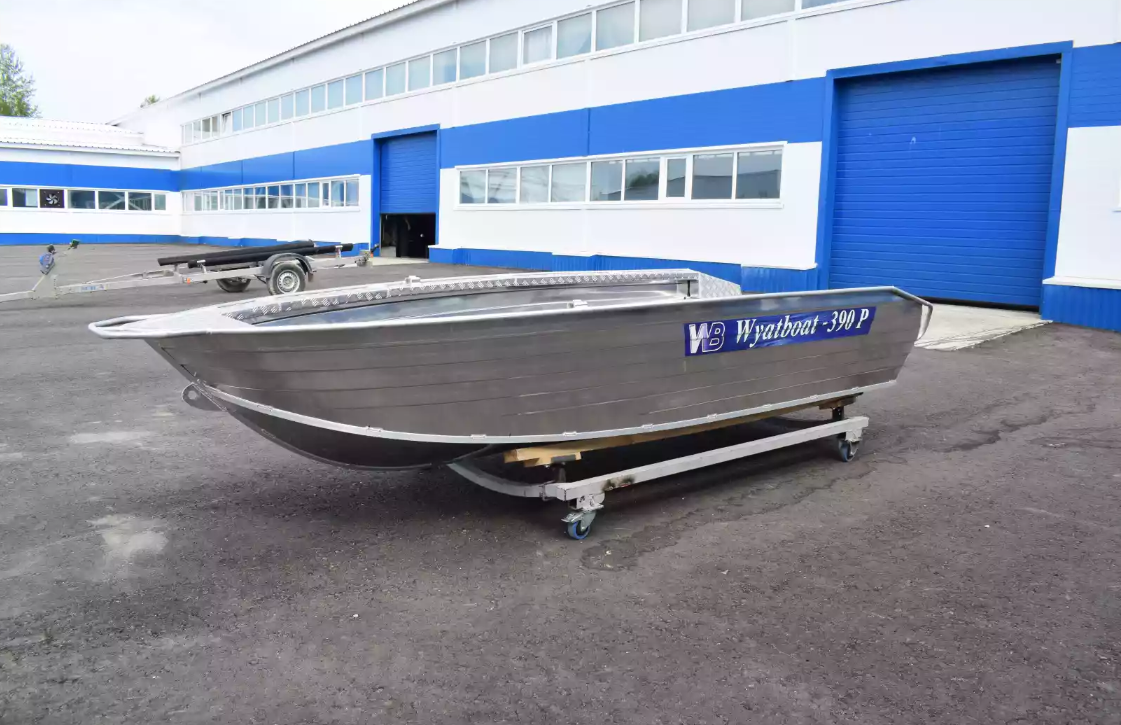 Алюминиевая лодка Wyatboat-390Р Увеличенный борт в Петрозаводске