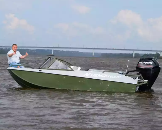 Алюминиевый катер Неман 500 DC водомёт в Петрозаводске