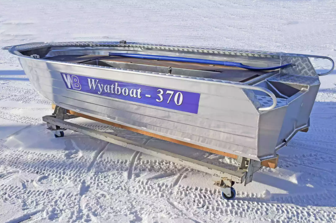 Алюминиевая лодка Wyatboat-370 РМ в Петрозаводске