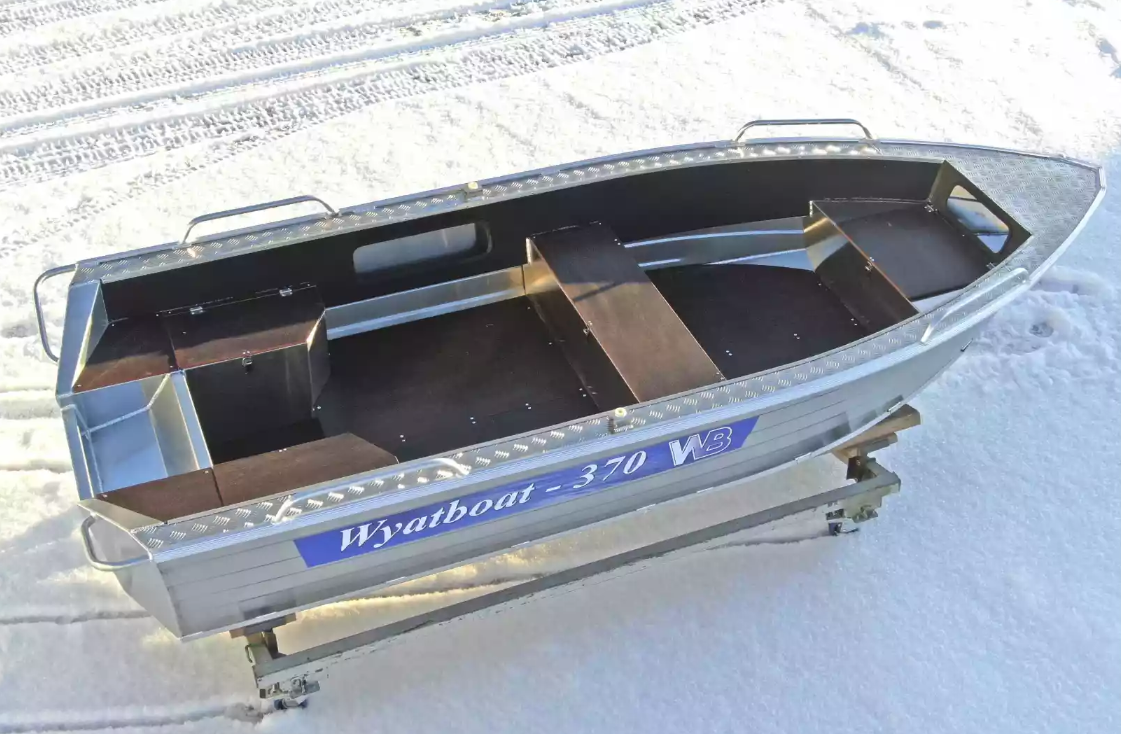 Алюминиевая лодка Wyatboat-370 в Петрозаводске