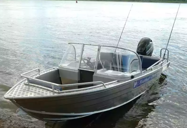 Алюминиевый катер Wyatboat-430T DCM Трансформер в Петрозаводске