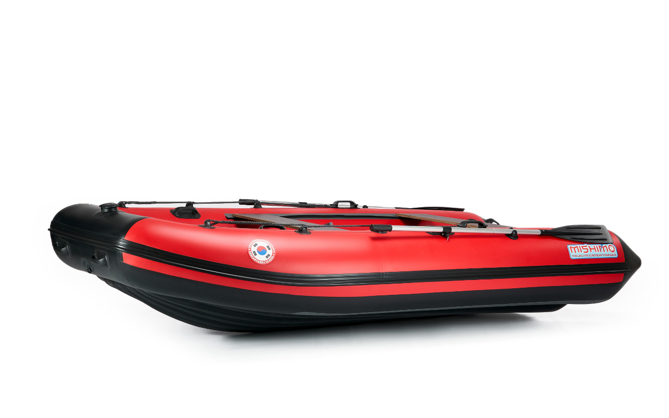 КОМПЛЕКТ ЛОДКА MISHIMO RAPID 380 PRO+ ЛОДОЧНЫЙ МОТОР MARLIN MP 9.9 (20) AMHS PROLINE FORCE в Петрозаводске