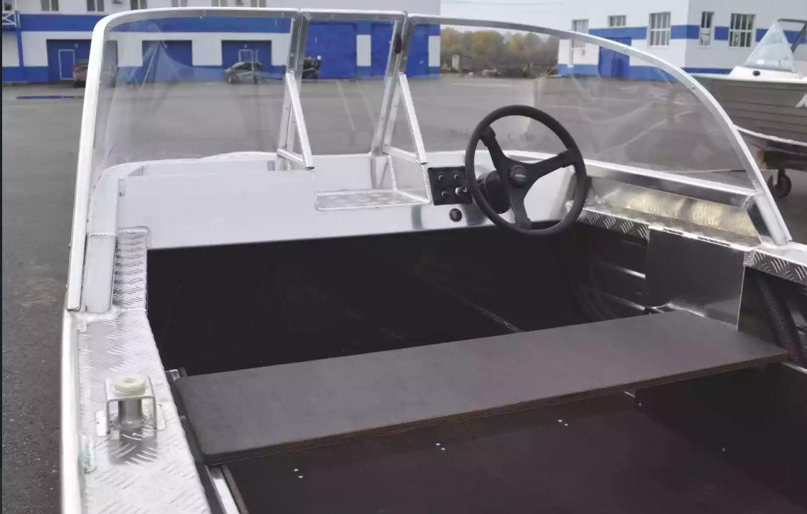 Алюминиевая лодка Wyatboat-390 Pro в Петрозаводске