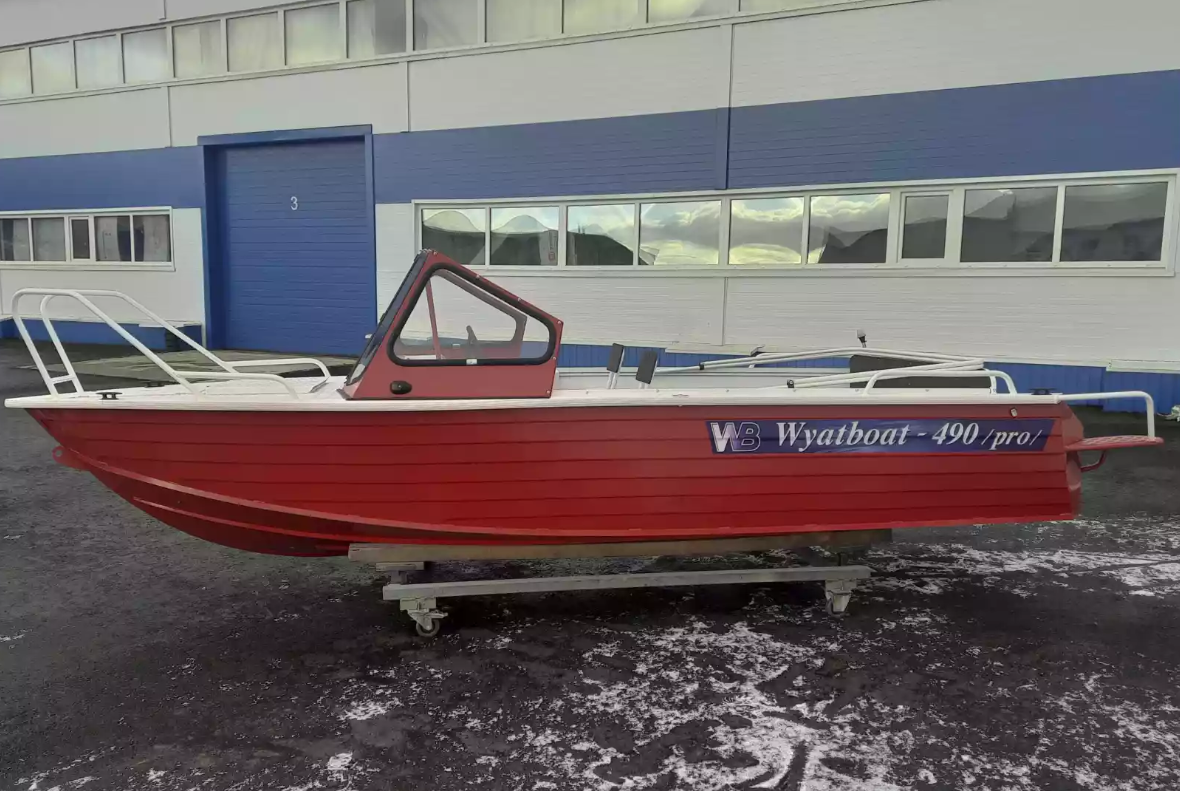 Алюминиевый катер Wyatboat-490 DCM Pro в Петрозаводске