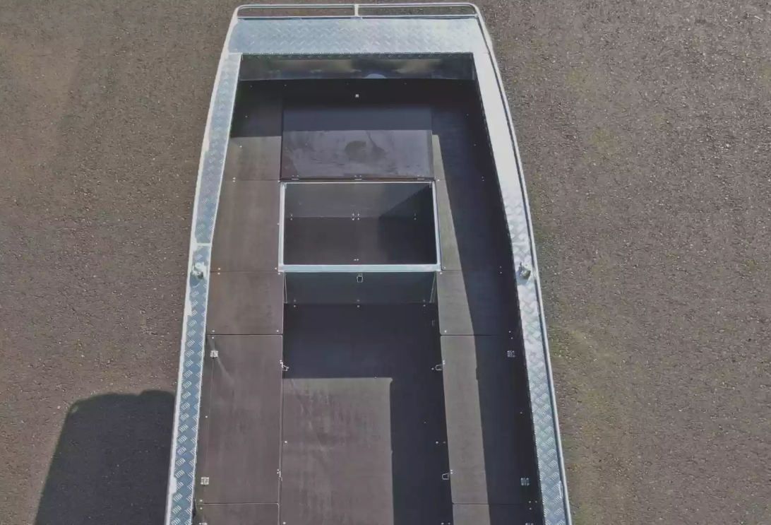 Алюминиевая лодка Wyatboat-490 Jonboat в Петрозаводске