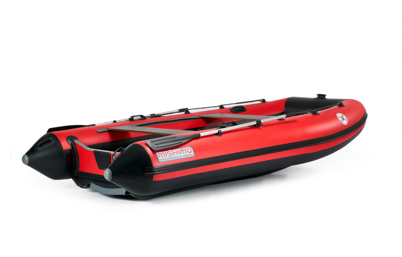 КОМПЛЕКТ ЛОДКА MISHIMO RAPID 380 + ЛОДОЧНЫЙ МОТОР MARLIN MP 9.9 (20) AMHS PROLINE FORCE в Петрозаводске