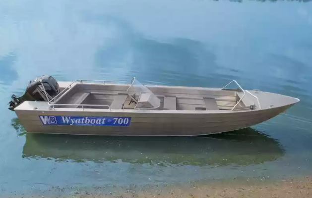 Алюминиевый катер Wyatboat-700 в Петрозаводске
