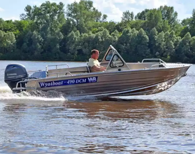 Алюминиевый катер Wyatboat-490 DCM Pro в Петрозаводске
