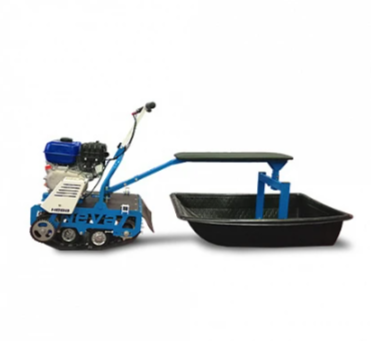 Мотобуксировщик НЕВА МС-1К с санями и сиденьем в Петрозаводске