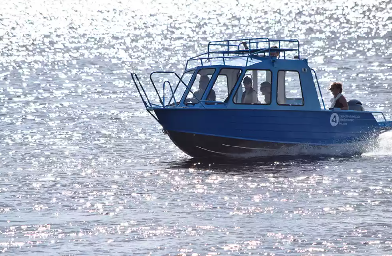 Алюминиевый катер Неман-500 (закрытая рубка) в Петрозаводске