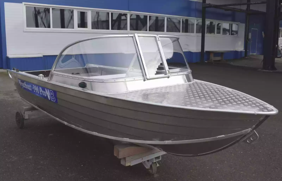 Алюминиевый катер Wyatboat-390 Pro в Петрозаводске