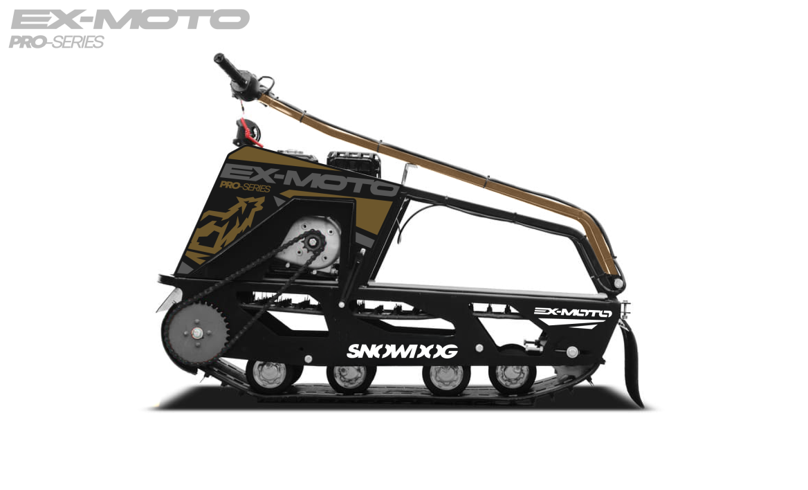 Мотобуксировщик EX-MOTO SNOWDOG S380 8л.с. в Петрозаводске