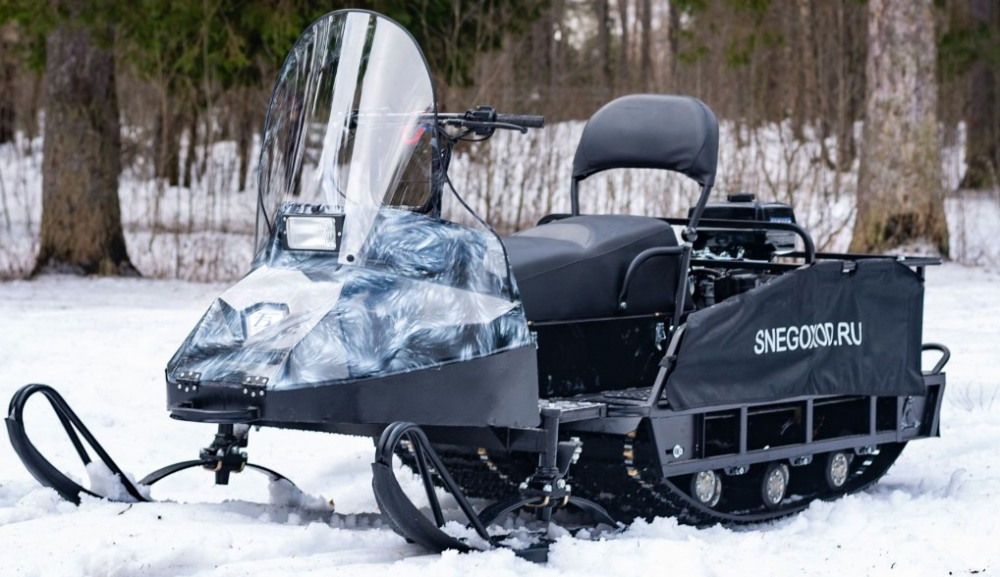 Миниснегоход Бурлак Егерь Экспедитор 15 л.с. , реверс, тормоз, капот белый в Петрозаводске