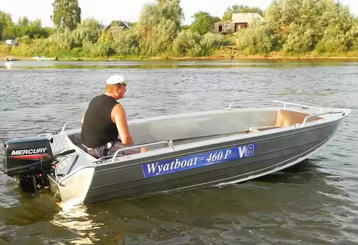 Алюминиевая лодка Wyatboat-460 P в Петрозаводске