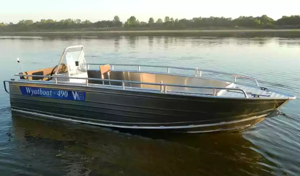 Алюминиевый катер Wyatboat-490 C в Петрозаводске