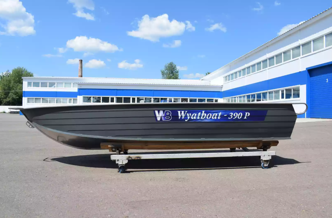 Алюминиевая лодка Wyatboat-390Р Fish в Петрозаводске