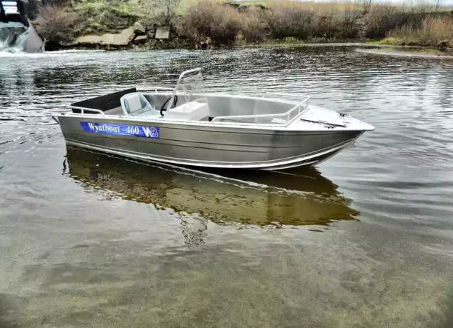 Алюминиевый катер Wyatboat-460 C в Петрозаводске