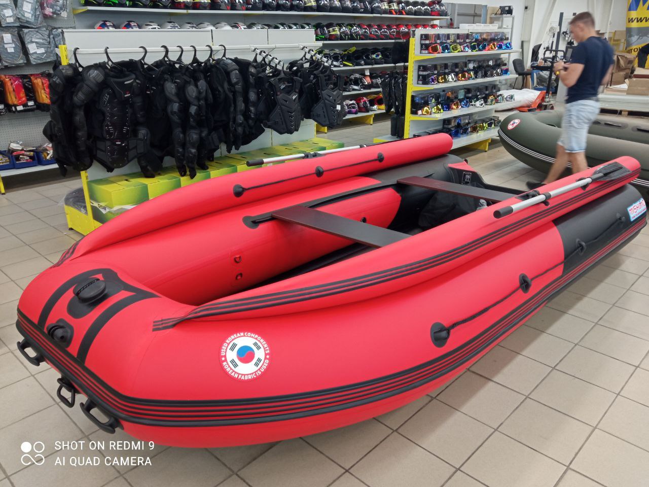 Лодка MISHIMO RIVER FJET PRO 430  под водомет в Петрозаводске