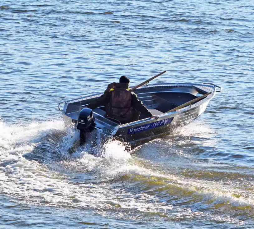 Алюминиевая лодка Wyatboat-390 P в Петрозаводске