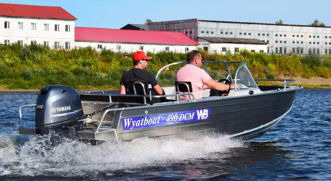 Алюминиевый катер Wyatboat-490 DCM в Петрозаводске