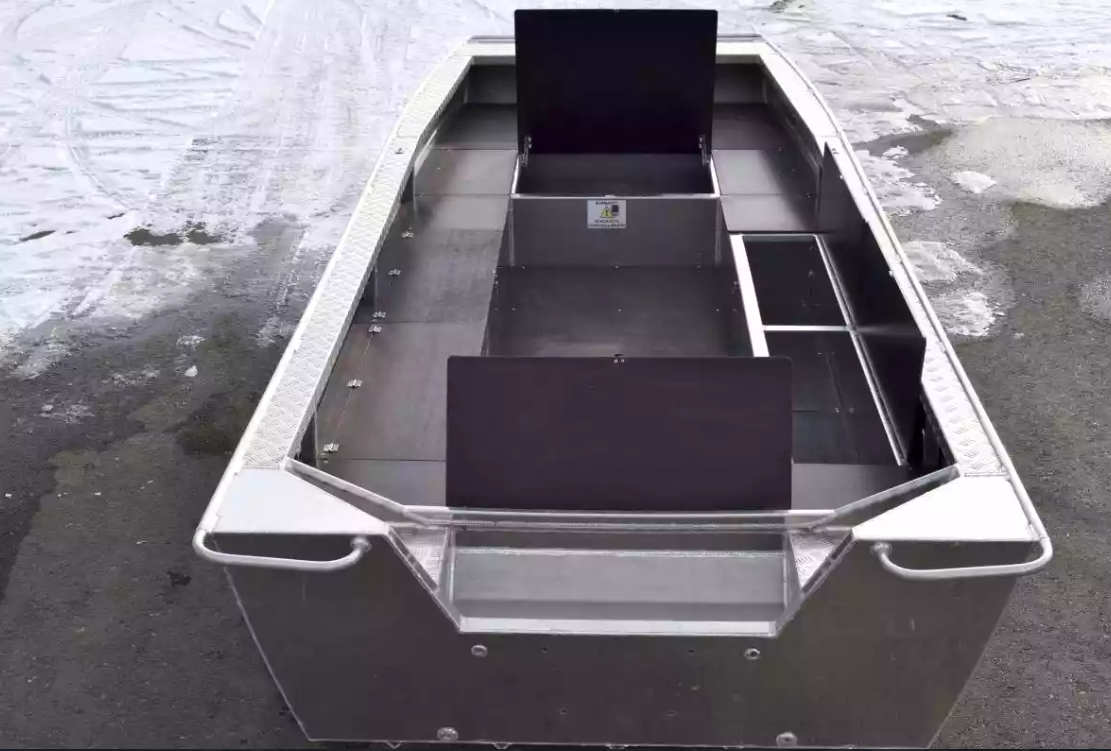 Алюминиевая лодка Wyatboat-490 Jonboat в Петрозаводске
